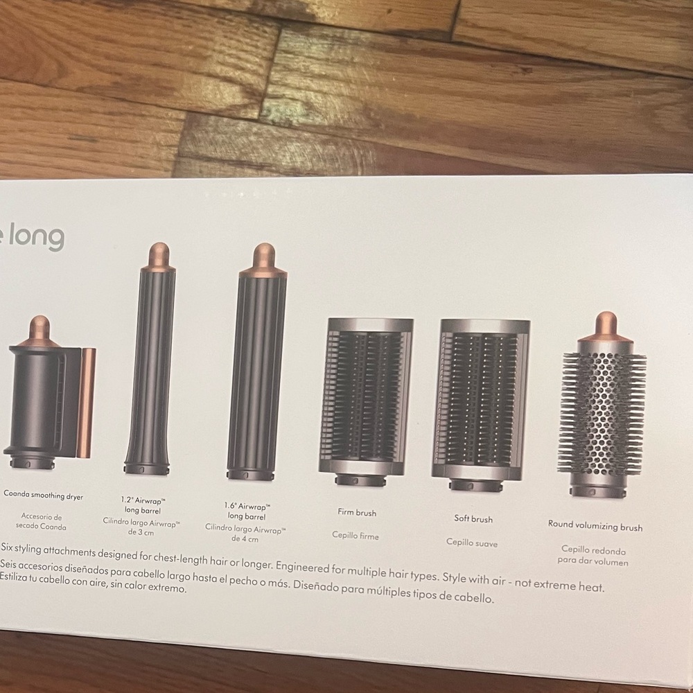 NWT Dyson Airwrap Attachment Upgrade Kit - Complete Long